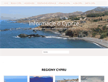 Tablet Screenshot of noclegi-cypr.com